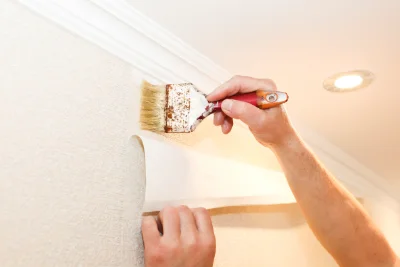Pose de papier peint à Gerponville — revêtements muraux et toiles de verre